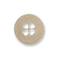 impex round glitter buttons silver