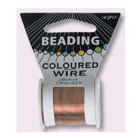 impex 28 gauge copper beading wire 22m copper