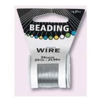 Impex 24 Gauge Beading Wire 22m Silver