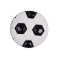 Impex Football Shape Novely Buttons Black