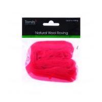 Impex Natural Wool Roving Red