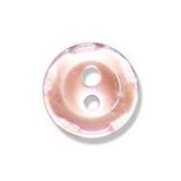 impex scalloped edge polyester buttons 10mm peach