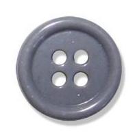 impex 4 hole jacket buttons 28mm grey