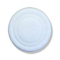 Impex Matt Shank Double Rim Buttons White