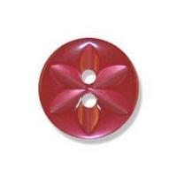 impex polyester star buttons 10mm red