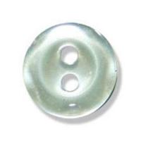 impex scalloped edge polyester buttons 17mm green