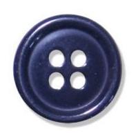 Impex 4 Hole Jacket Buttons 28mm Navy