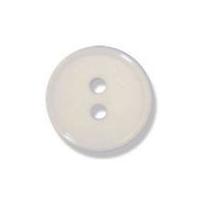 impex 2 hole flat top narrow rim buttons 11mm white