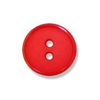 impex 2 hole flat top narrow rim buttons 11mm red