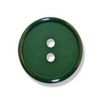 impex 2 hole flat top narrow rim buttons 18mm dark green