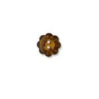 Impex Diamante Flower Buttons Gold