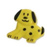 Impex Dog Shape Buttons 18mm Yellow