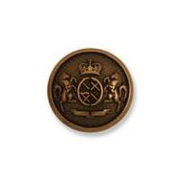 Impex Military Metal Crest Buttons Bronze