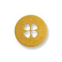 Impex Round Glitter Buttons Gold