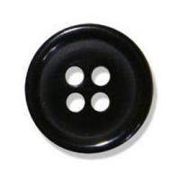 Impex 4 Hole Jacket Buttons 25mm Black