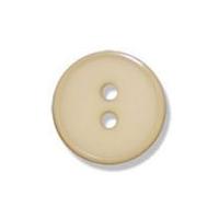 Impex 2 Hole Flat Top Narrow Rim Buttons 11mm Natural