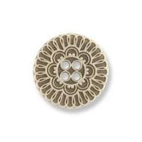 Impex Metal 4 Hole Flower Buttons