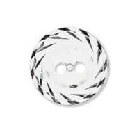 Impex 2 Hole Crystal Buttons 24mm Clear