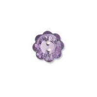 Impex Diamante Flower Buttons Lilac