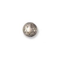 Impex Military Style Metal Buttons 15mm Silver