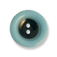 impex 2 colour fashion buttons 15mm blue