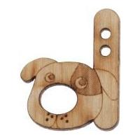 Impex Wood Alphabet Letter Butto...