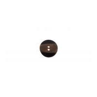 Impex Round Slanted Wood Buttons Brown