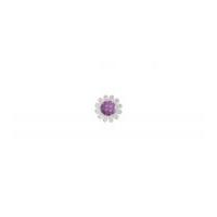 Impex Daisy Flower Shape Buttons Purple