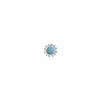 Impex Daisy Flower Shape Buttons Light Blue