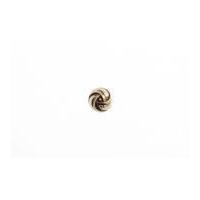 impex rose swirl metal shank buttons gold