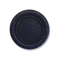 Impex Matt Shank Double Rim Buttons Black