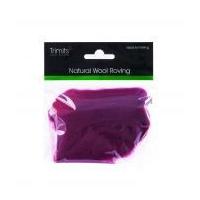 Impex Natural Wool Roving Wine