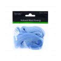 Impex Natural Wool Roving Light Blue