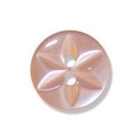 Impex Polyester Star Buttons 10mm Peach