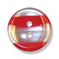 Impex Polyester Stripe Buttons Red