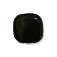 Impex Shiny Square Shank Buttons 12mm Black