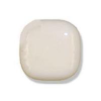 Impex Shiny Square Shank Buttons 14mm White