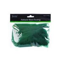 Impex Natural Wool Roving Grass Green