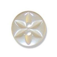 Impex Polyester Star Buttons 10mm Cream