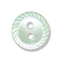 impex cut edge polyester buttons 10mm pale green