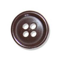 Impex 4 Hole Jacket Buttons 24mm Brown