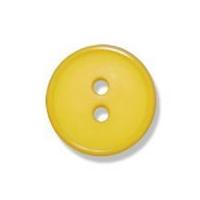 Impex 2 Hole Flat Top Narrow Rim Buttons 15mm Yellow