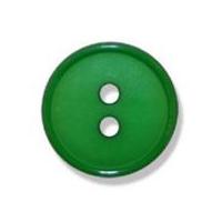 impex 2 hole flat top narrow rim buttons 18mm emerald green