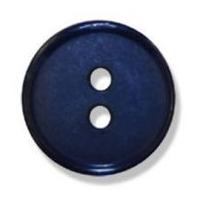 Impex 2 Hole Flat Top Narrow Rim Buttons 24mm Navy