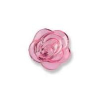 Impex 3D Rose Shape Buttons Pink