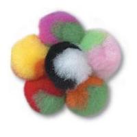 Impex Craft PomPoms Assorted Twin-Colour