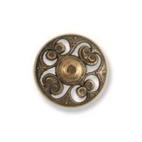 Impex Metal Filigree Buttons 15mm Bronze