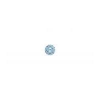 impex round printed flower buttons light blue