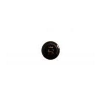 impex round lion crown shank buttons black gold