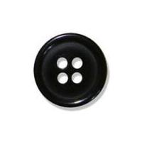 impex 4 hole jacket buttons 15mm black